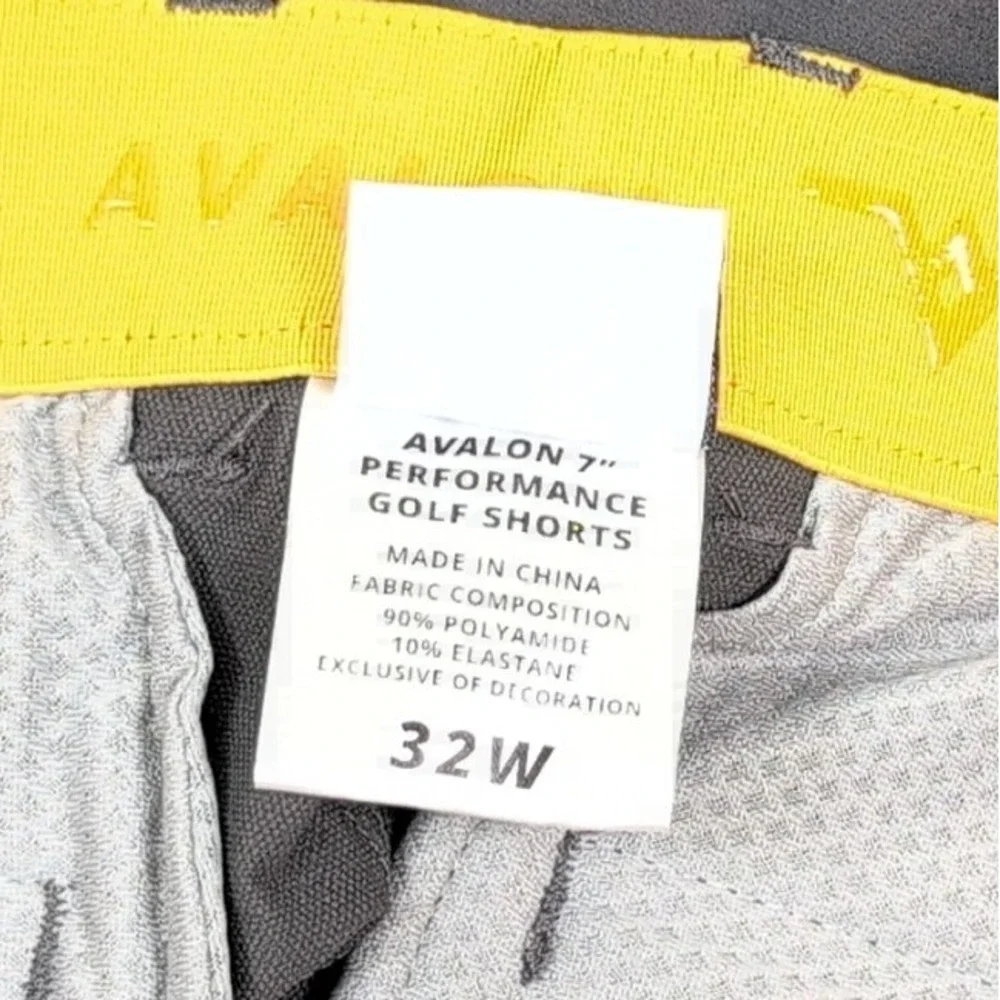 Avalon Golf Performance Short Mens 32 7